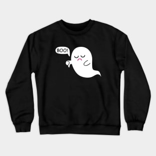 Booing Ghost Crewneck Sweatshirt